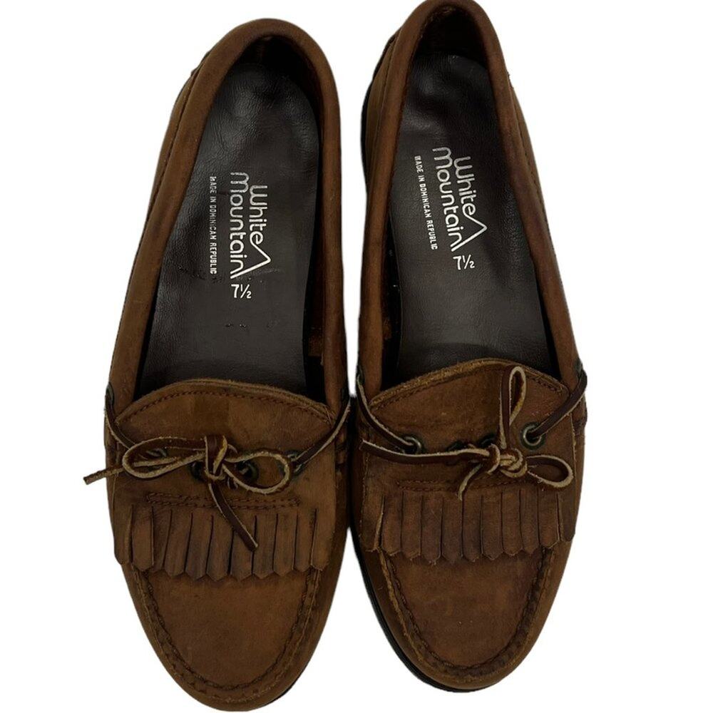 WHITE MOUNTAIN Leather Loafers 7.5